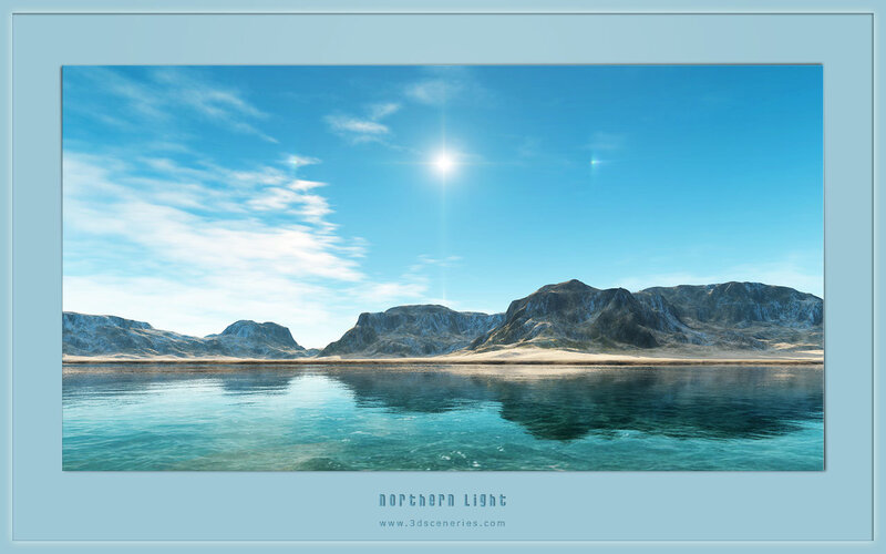 Northern Light landscape