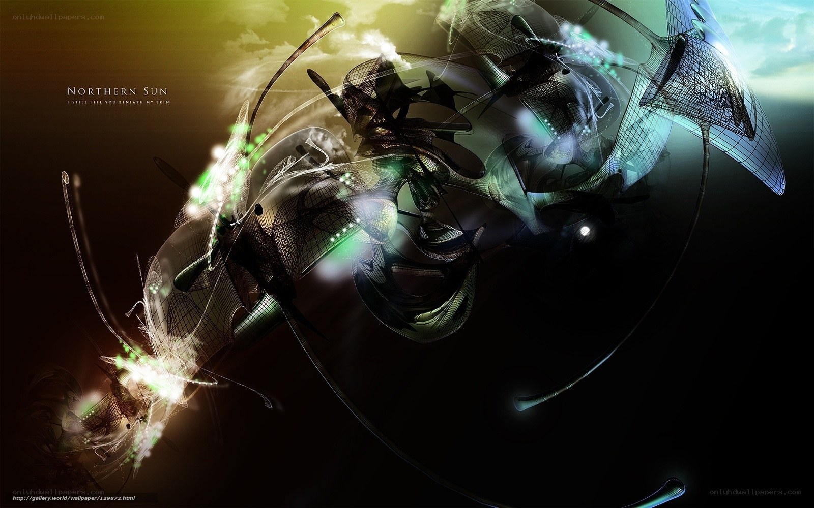 Northern Sun abstract art
