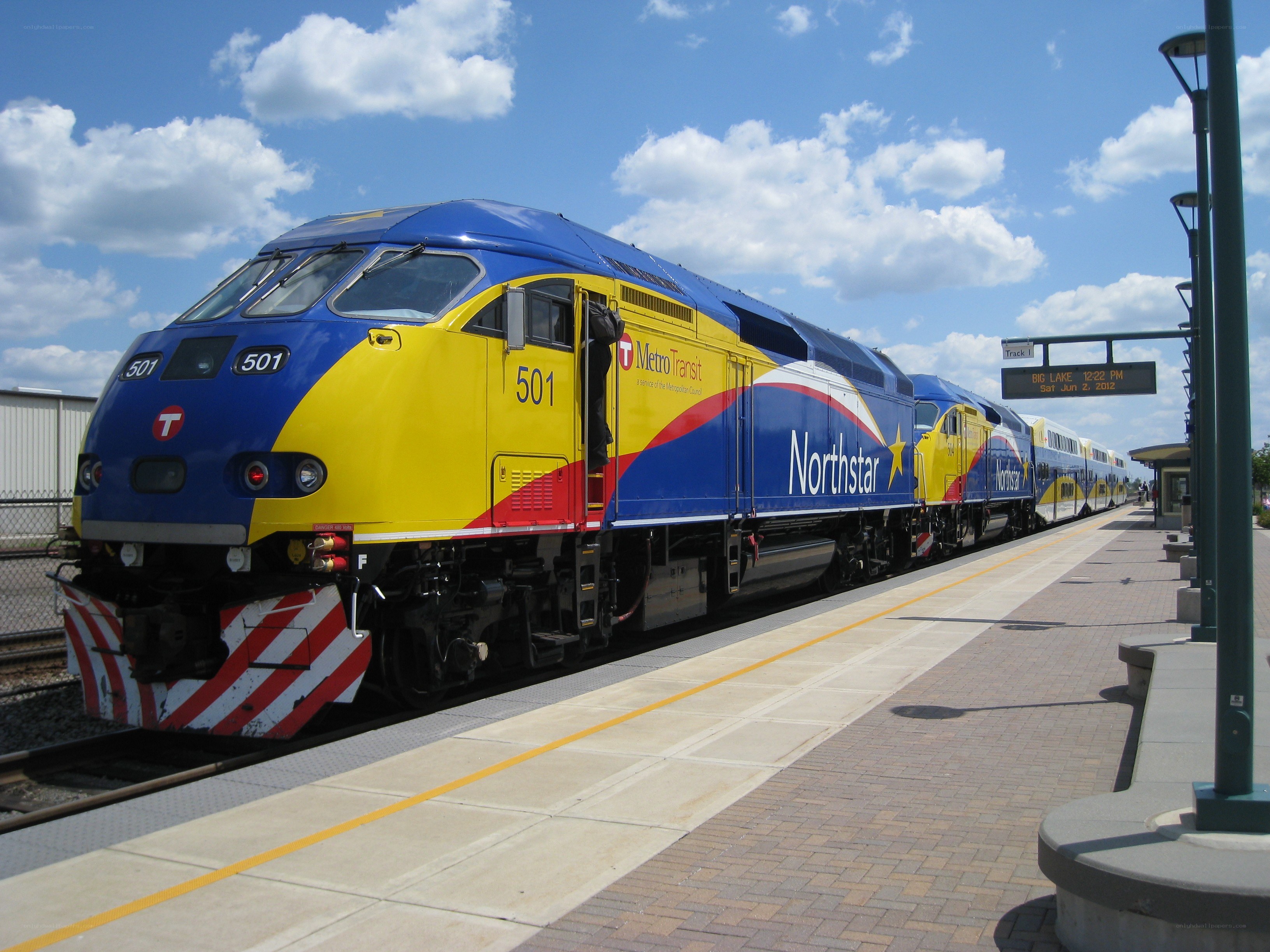 Northstar train at station