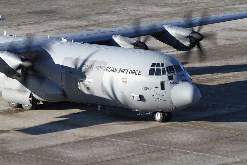 Norwegian Air Force Plane — Gray