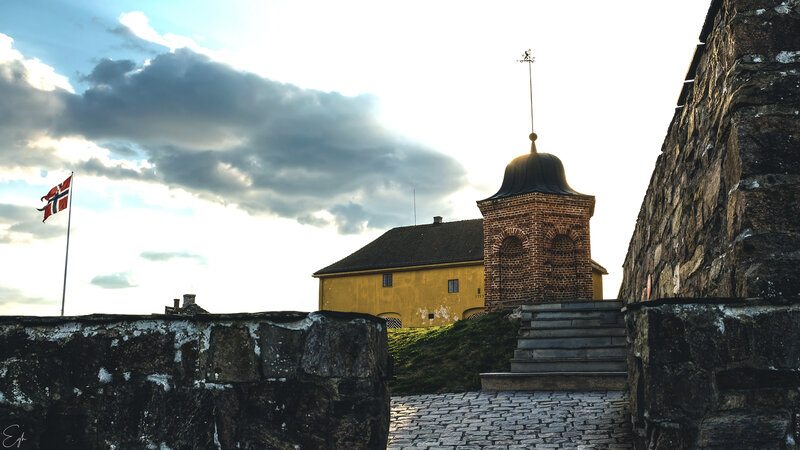 Norwegian Flag at Fortress