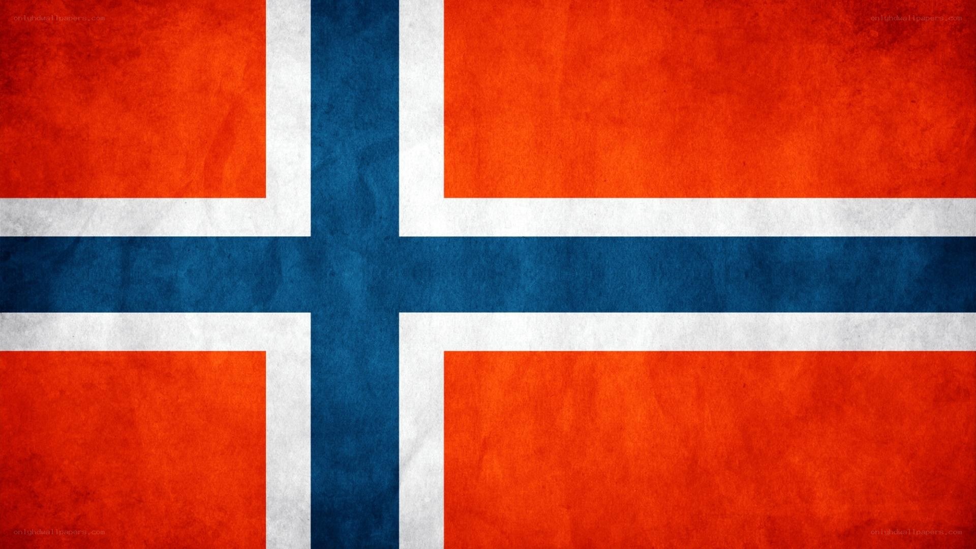 Norwegian flag with texture