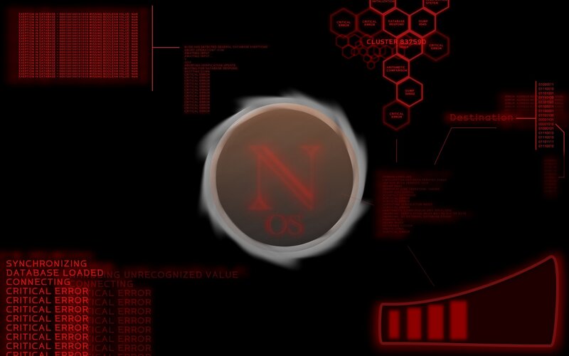 NOS system error interface