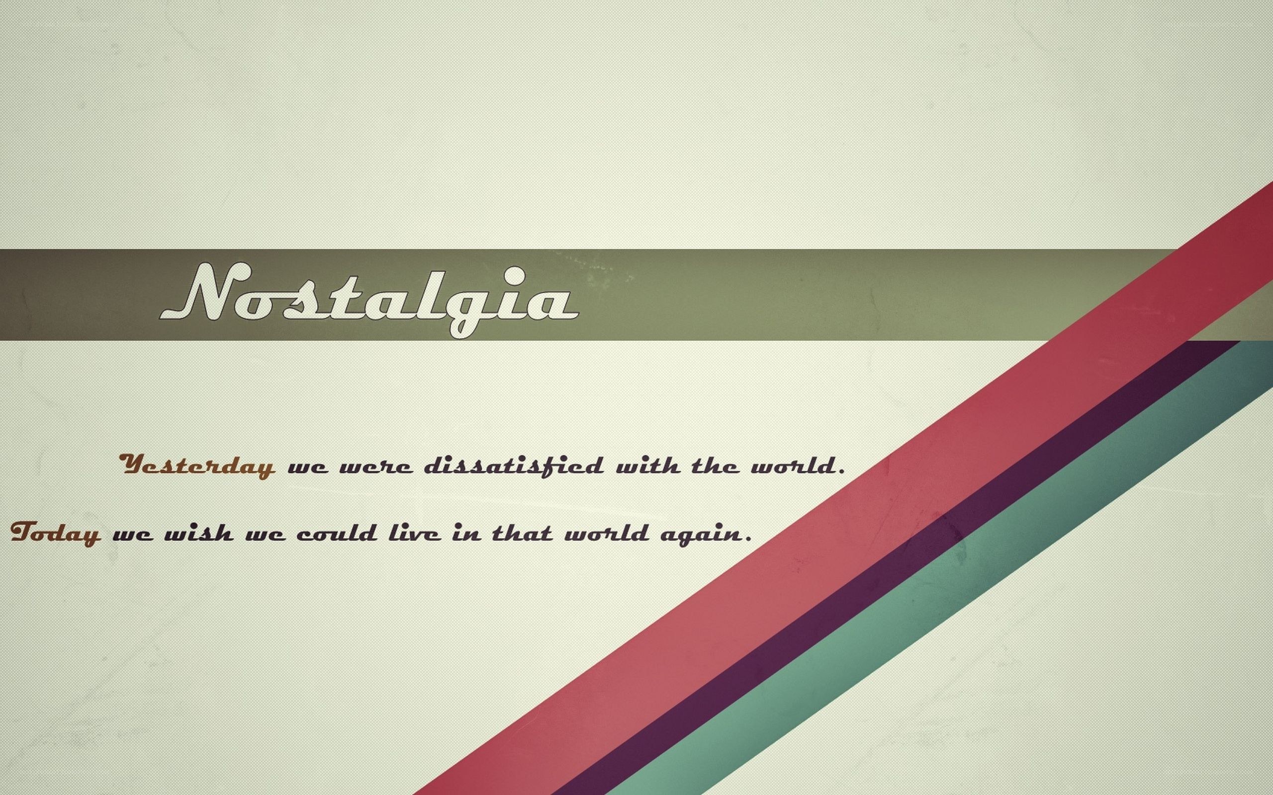 Nostalgia quote image
