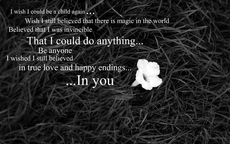 nostalgic flower in grass