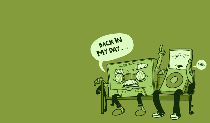 Nostalgic tech buddies
