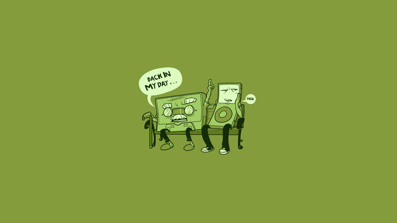 Nostalgic tech friends