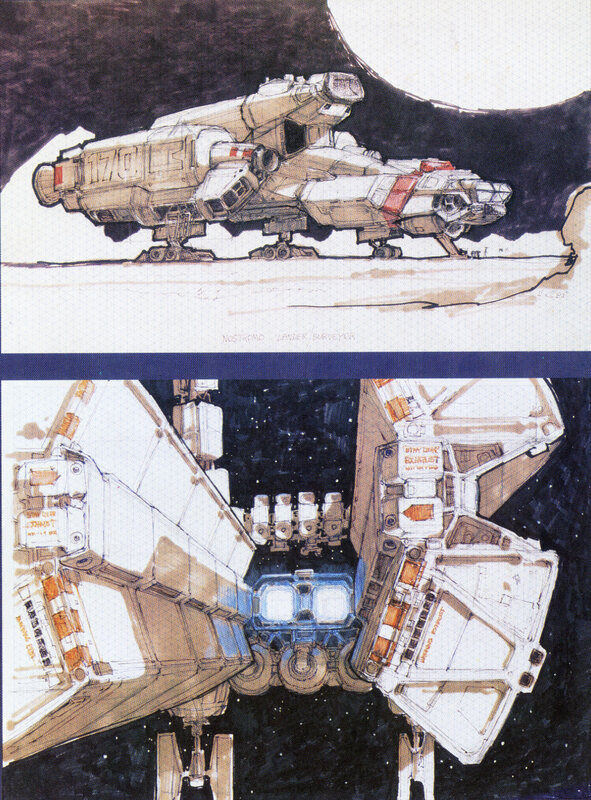 Nostromo lander concept art