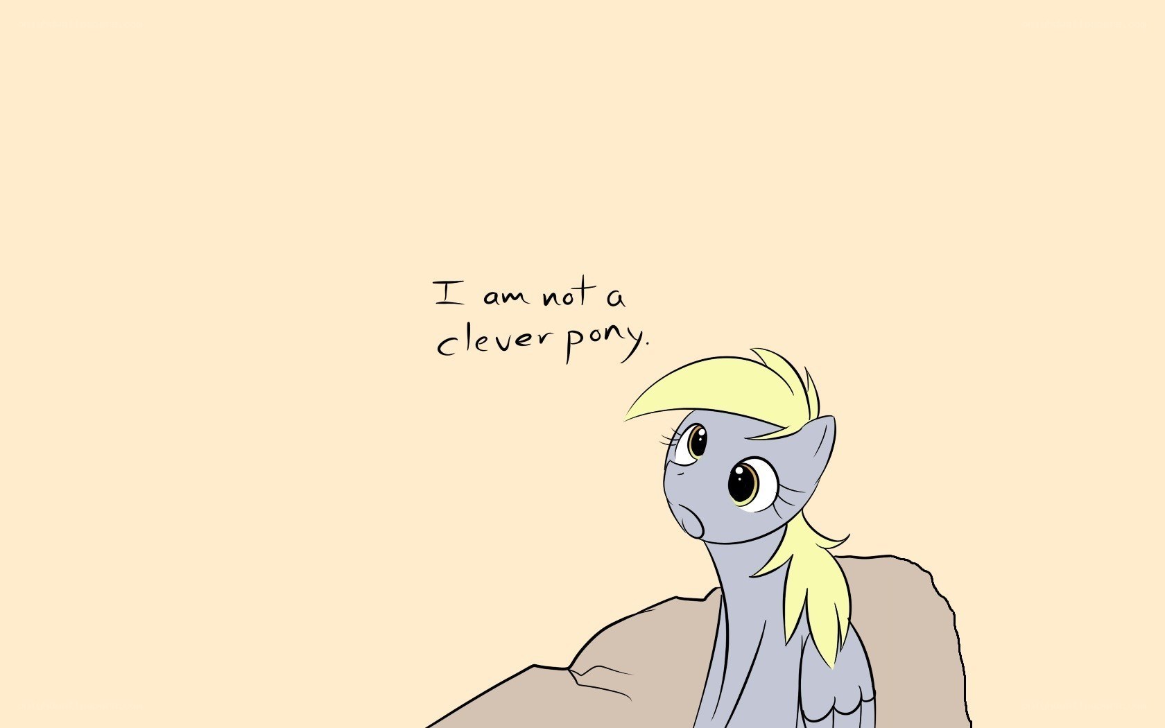 not a clever pony