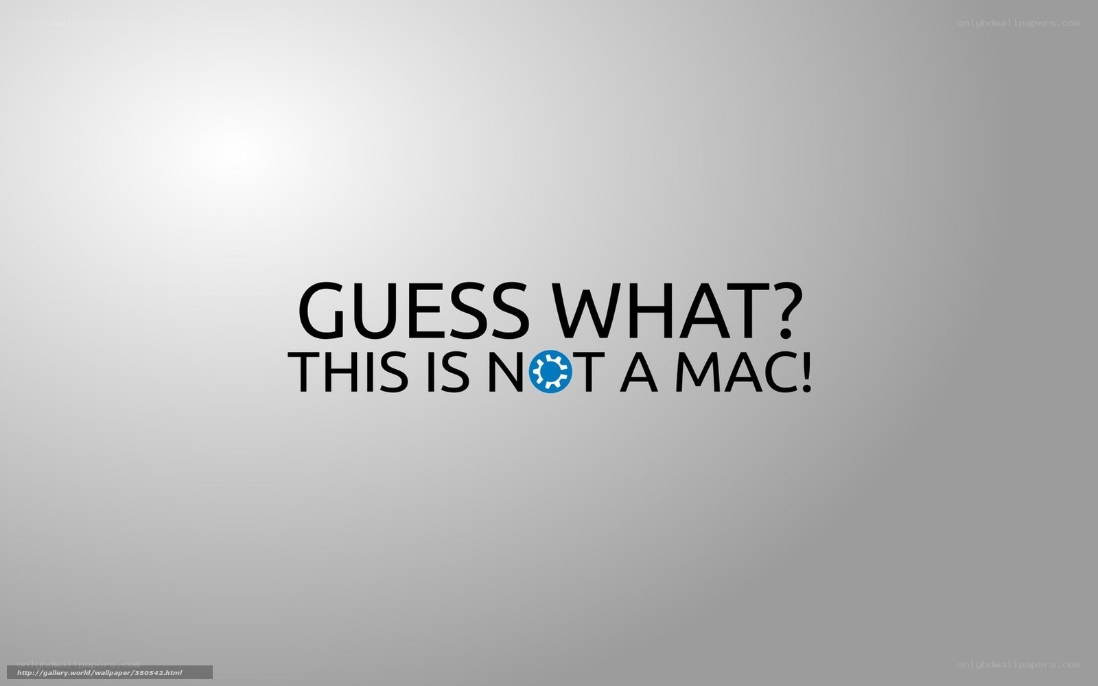 not a mac text