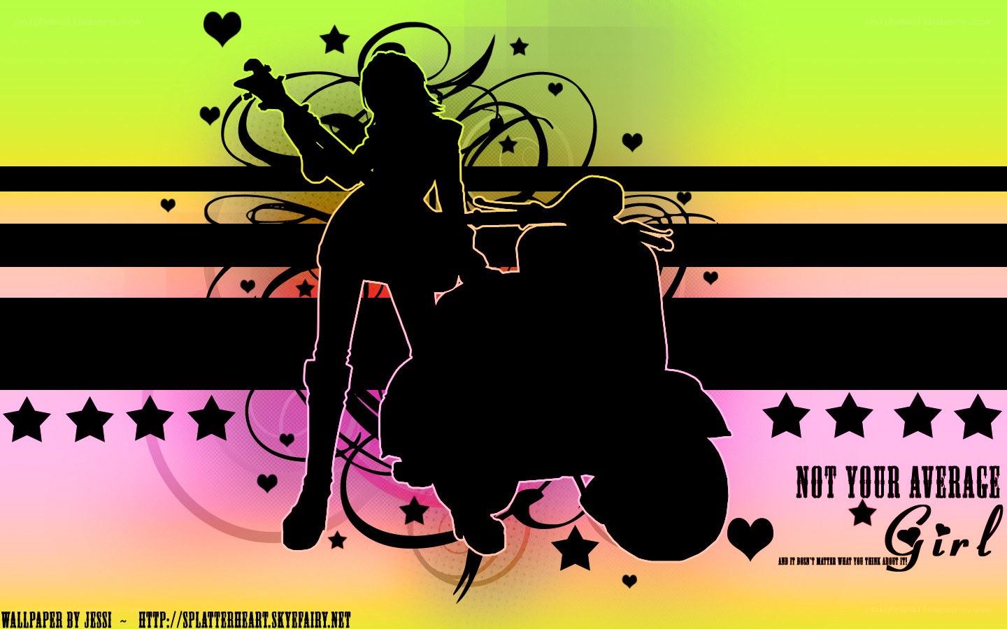 not your average girl wallpaper