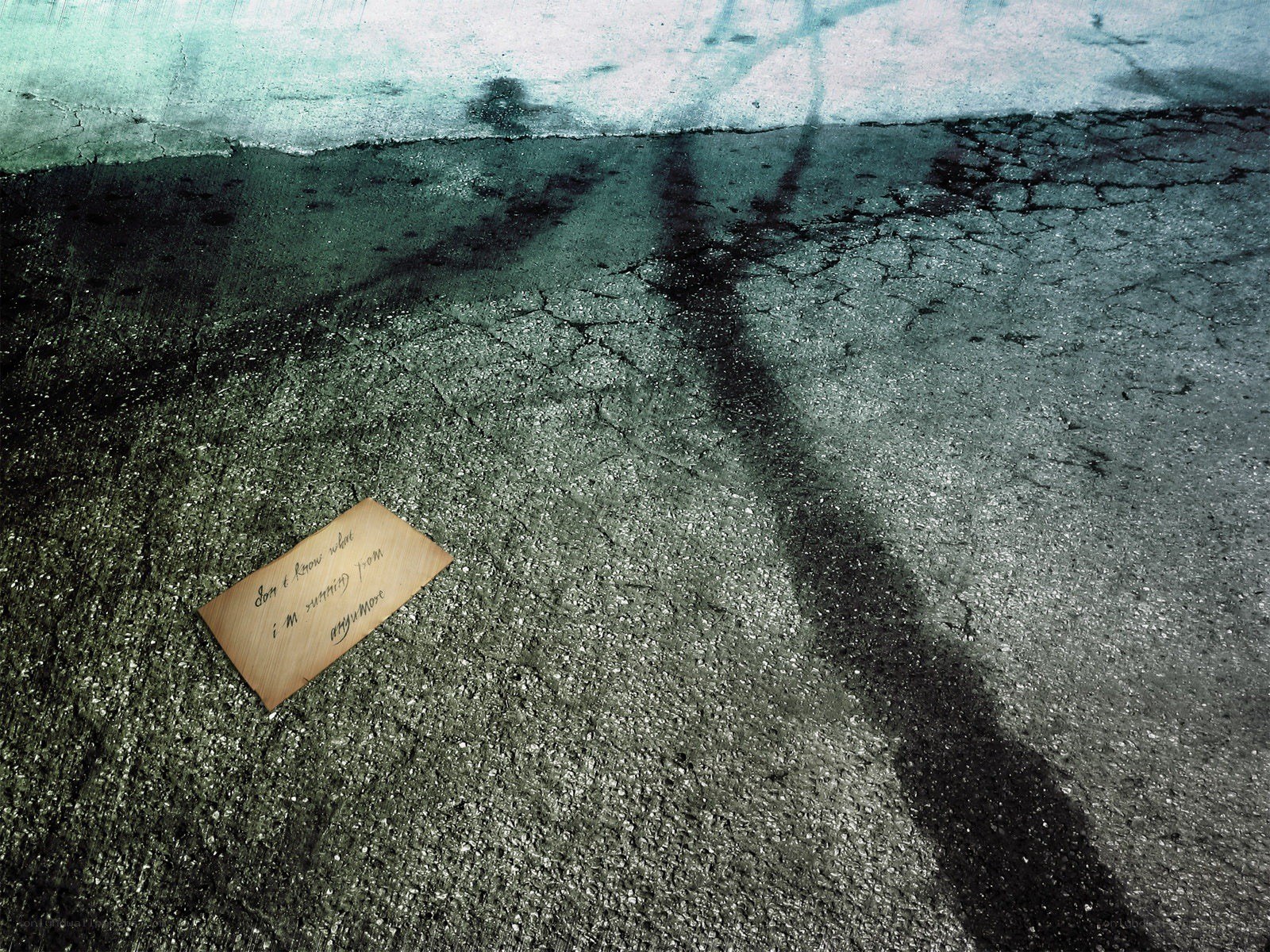 note on cracked pavement