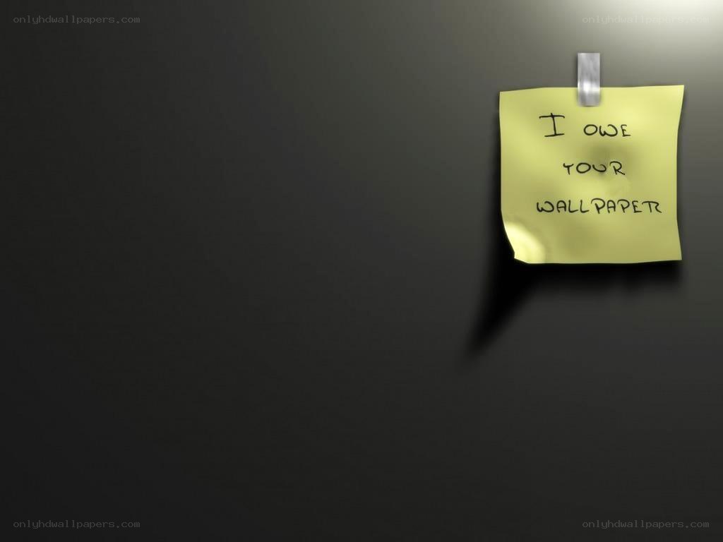 note on dark wall