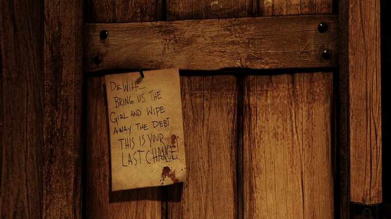 Note on Wooden Door — Brown