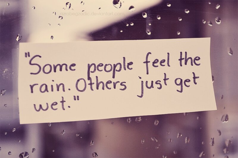 Note with Quote on Glass