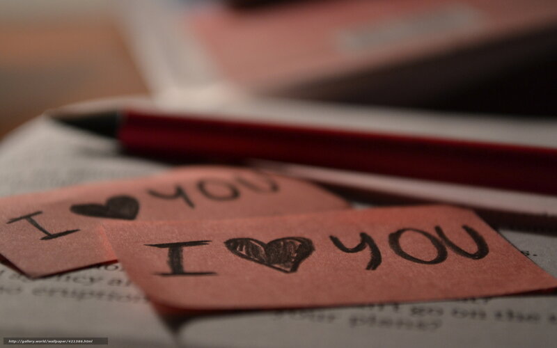 Notes with I Love You — Brown