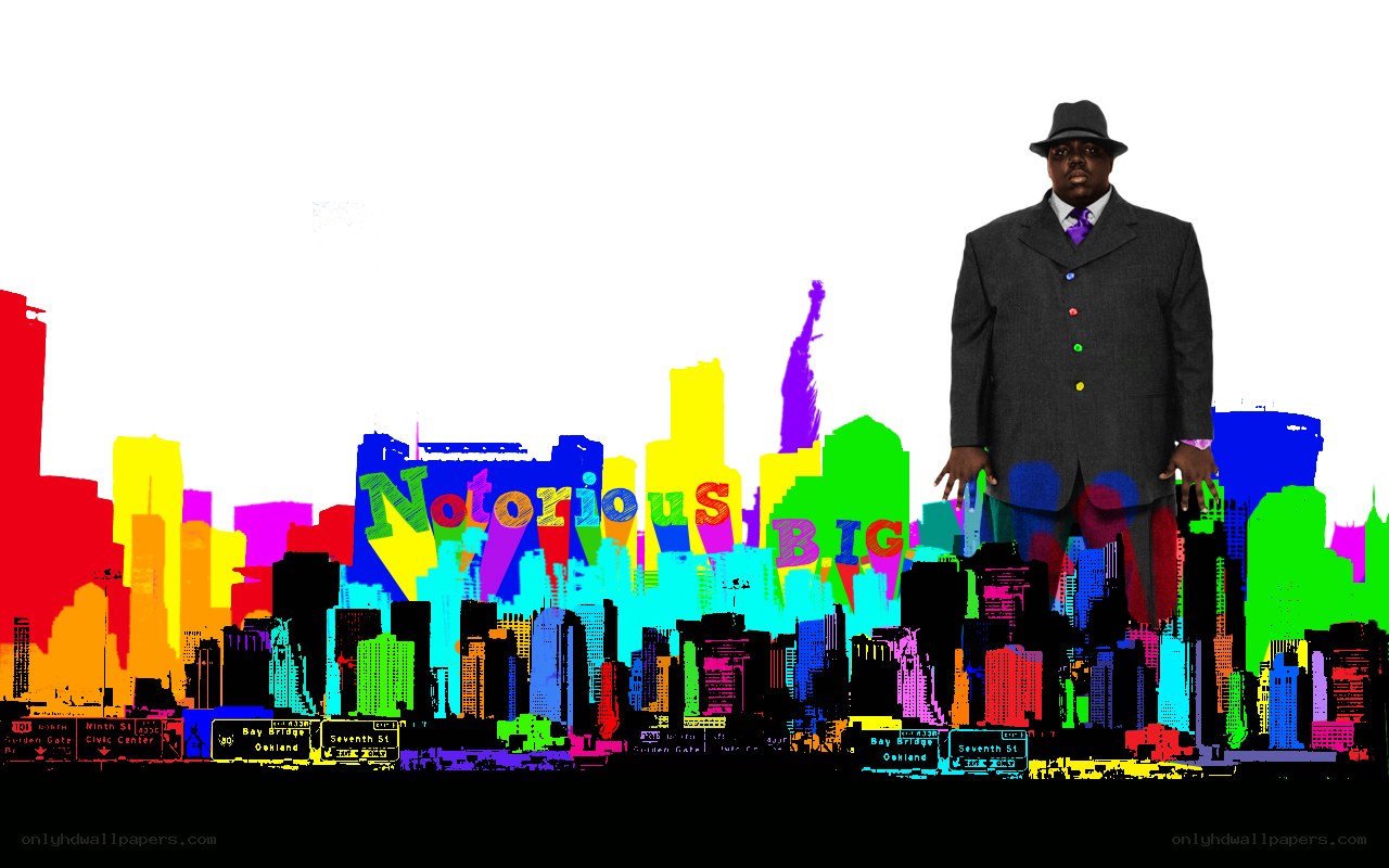 Notorious B.I.G. cityscape