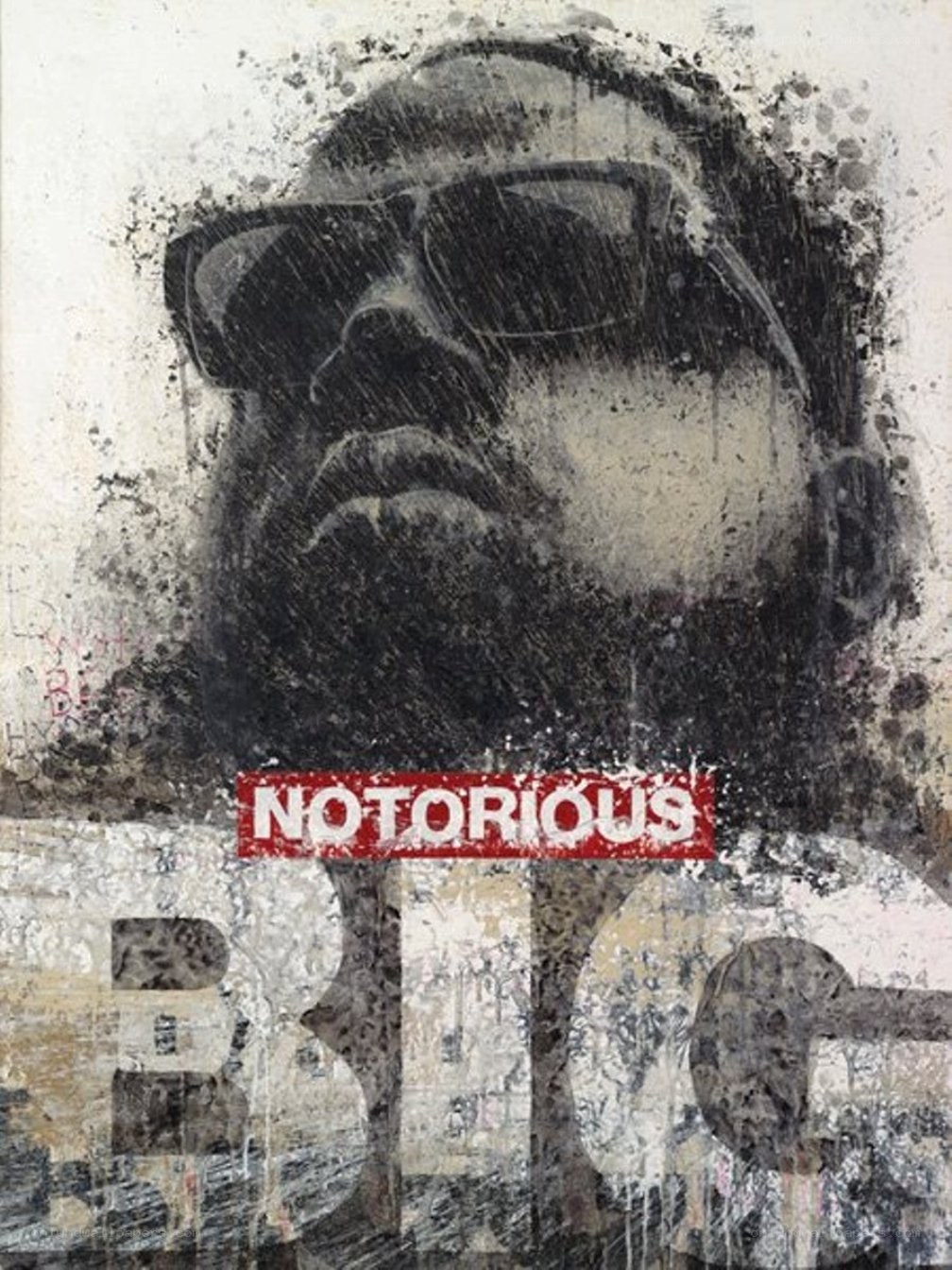 Notorious B.I.G. portrait artwork