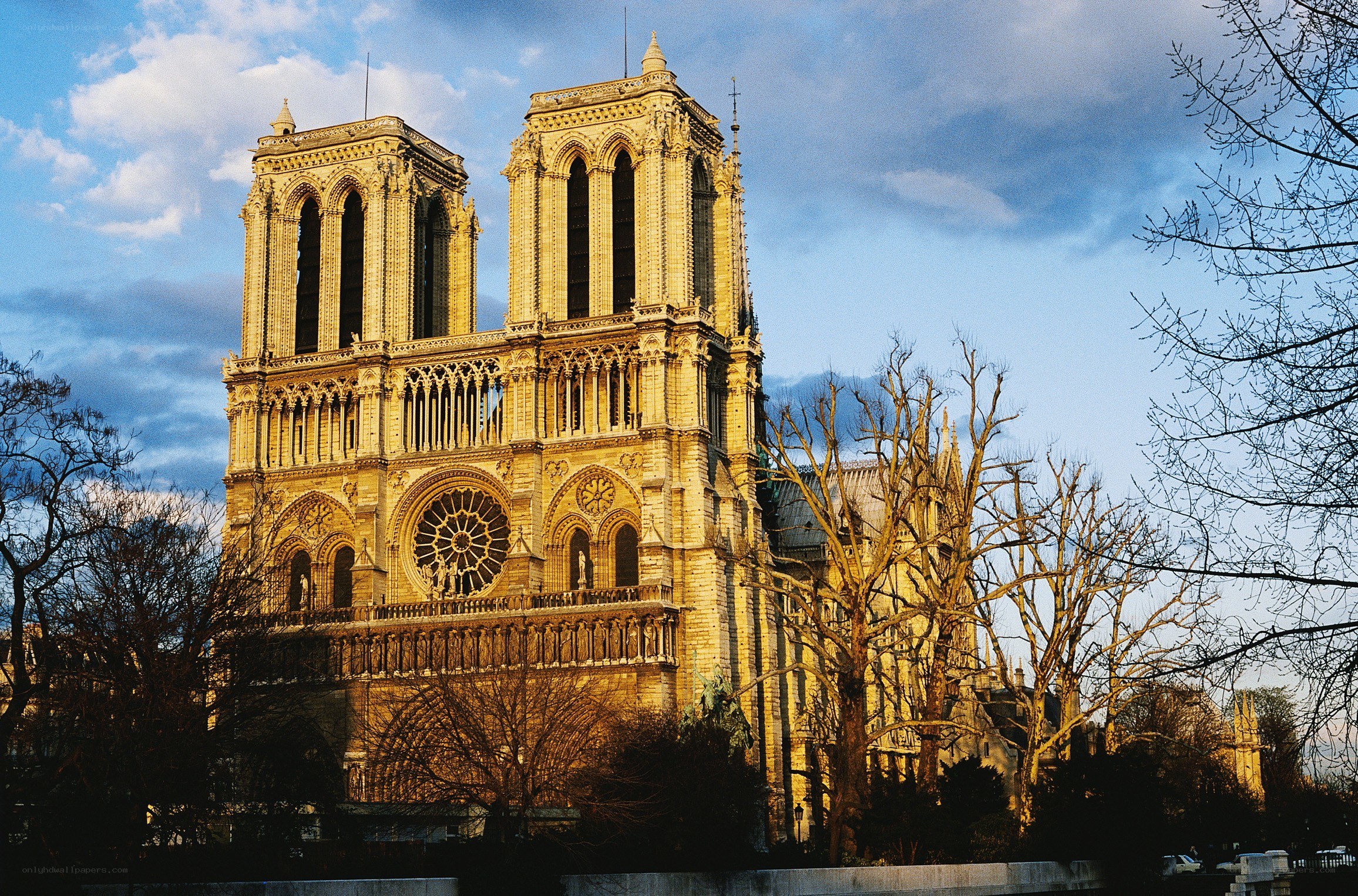 Notre-Dame Cathedral at sunset