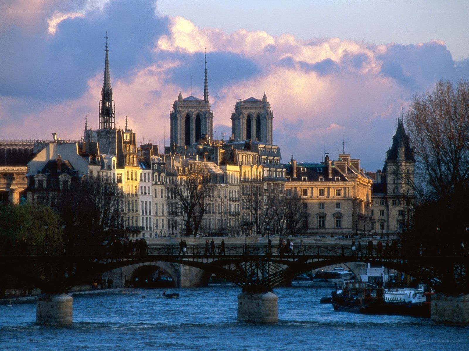 Notre-Dame Cathedral at sunset
