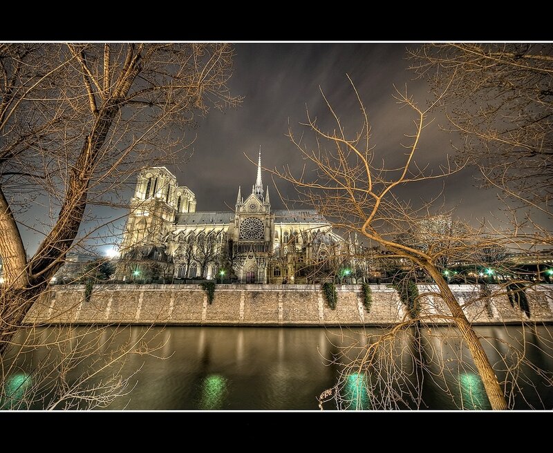 Notre-Dame Cathedral — Black, Dramatic