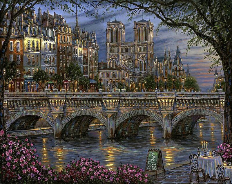 Notre-Dame Cathedral — Blue, Serene