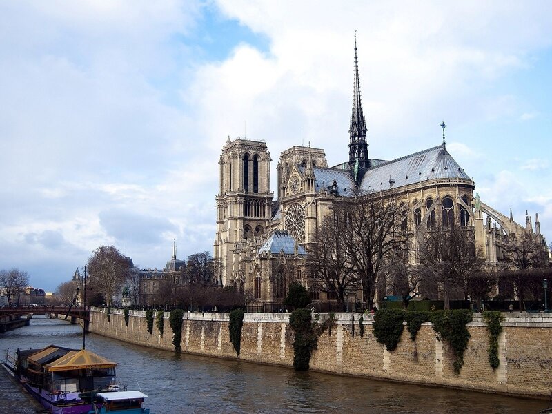 Notre-Dame Cathedral — Gray, Serene, Autumn