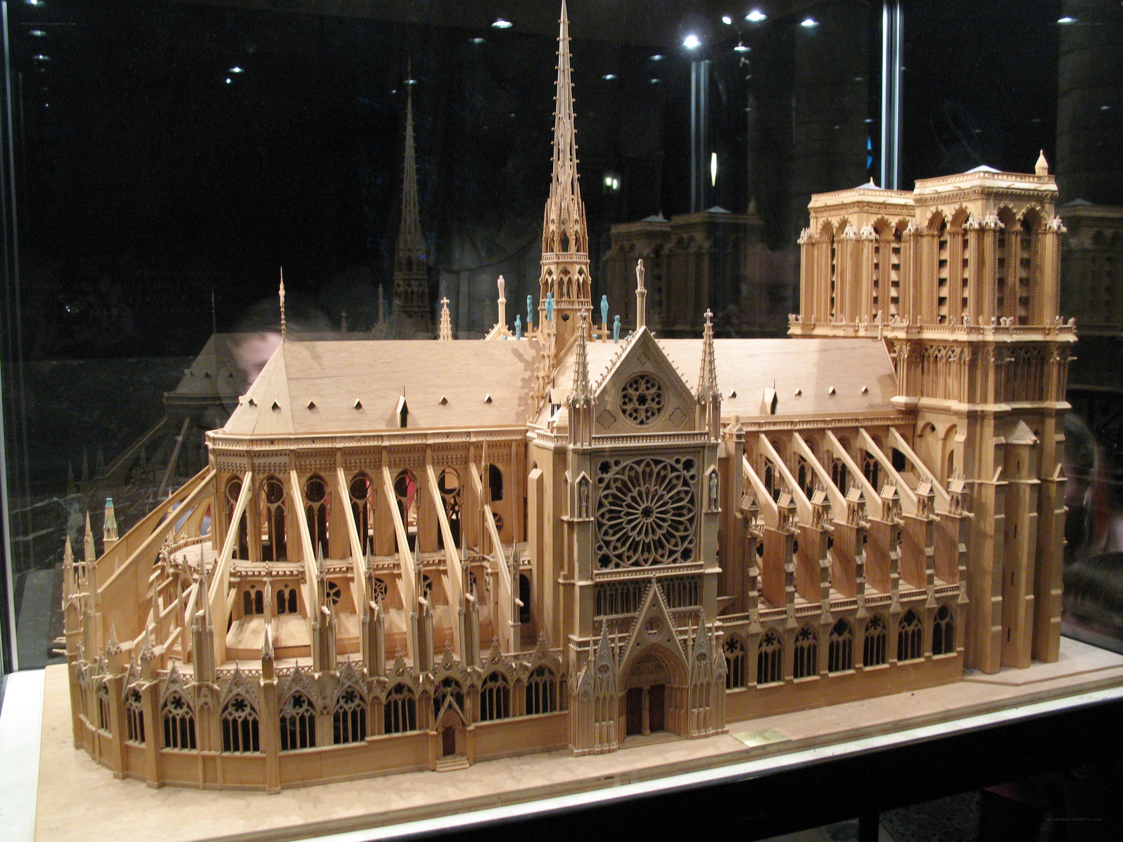 Notre-Dame Cathedral model