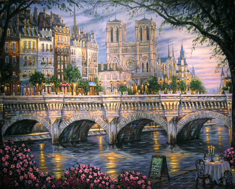 Notre Dame Cathedral — Purple, Serene
