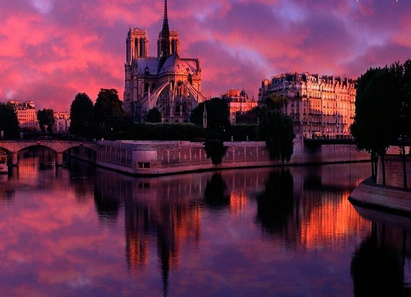 Notre-Dame Cathedral — Purple