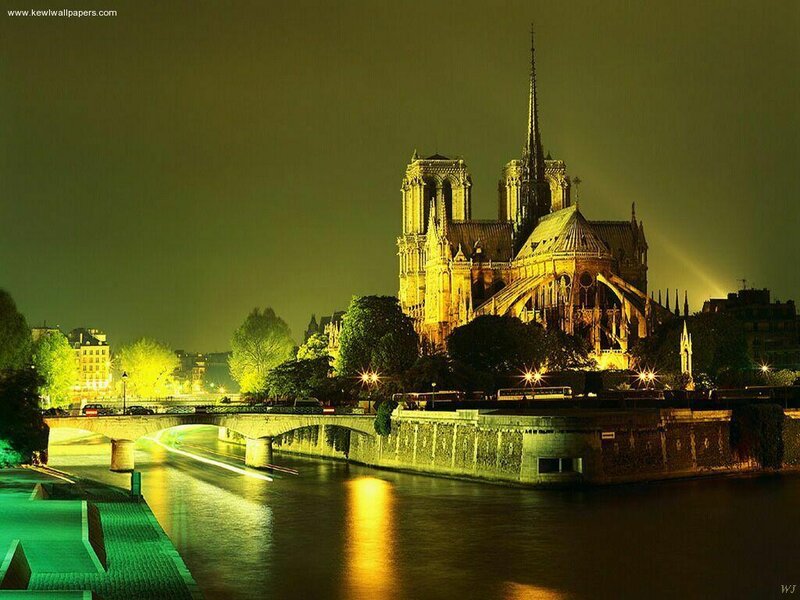 Notre-Dame Cathedral — Yellow, Dramatic