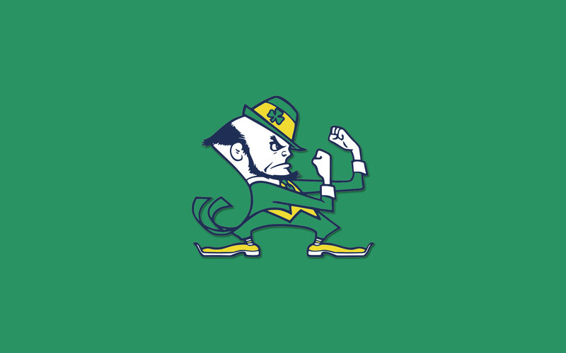 Notre Dame Leprechaun Mascot