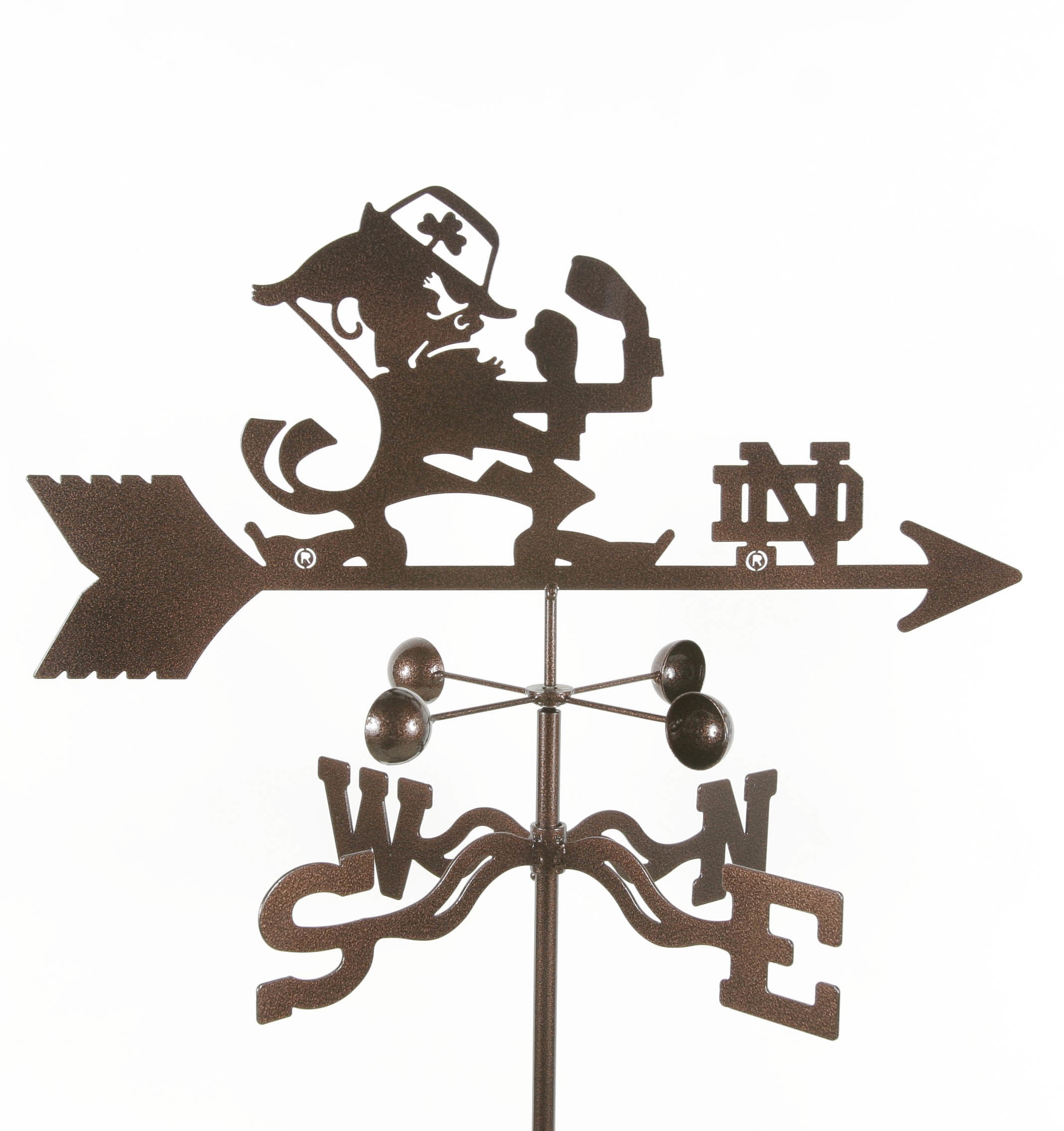 Notre Dame Leprechaun Weathervane