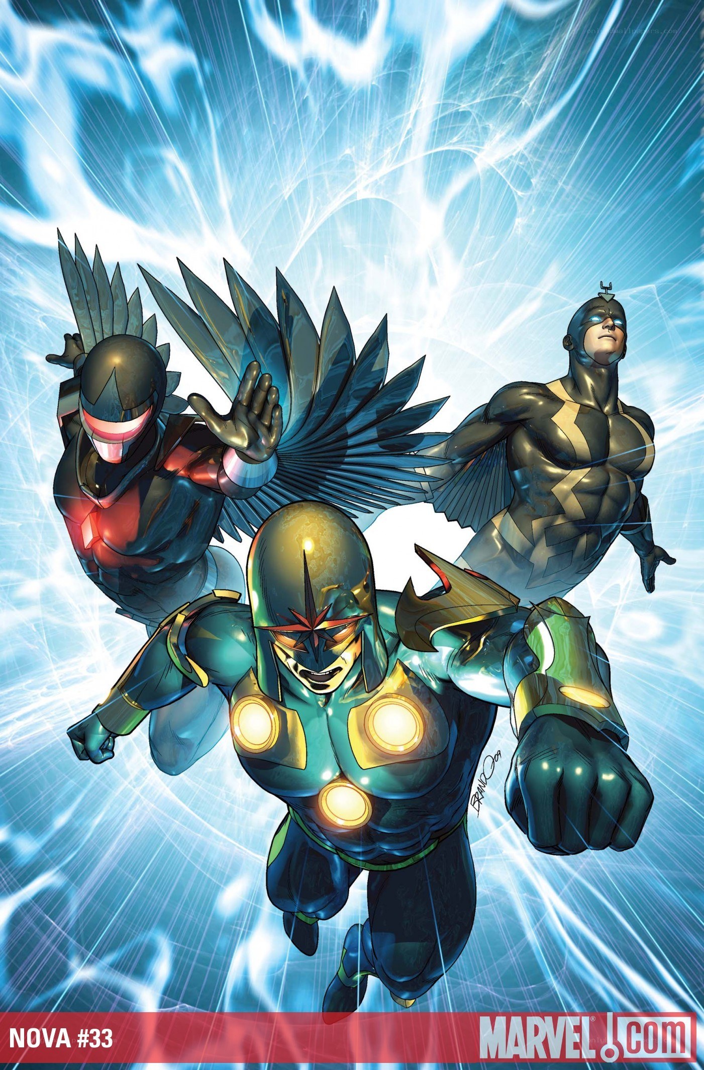 Nova and allies in flight