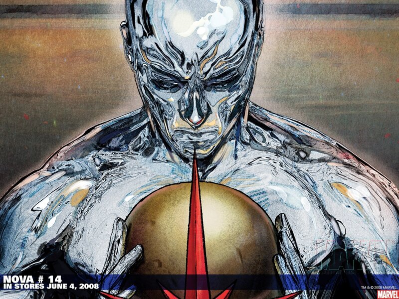 Nova comic book cover art