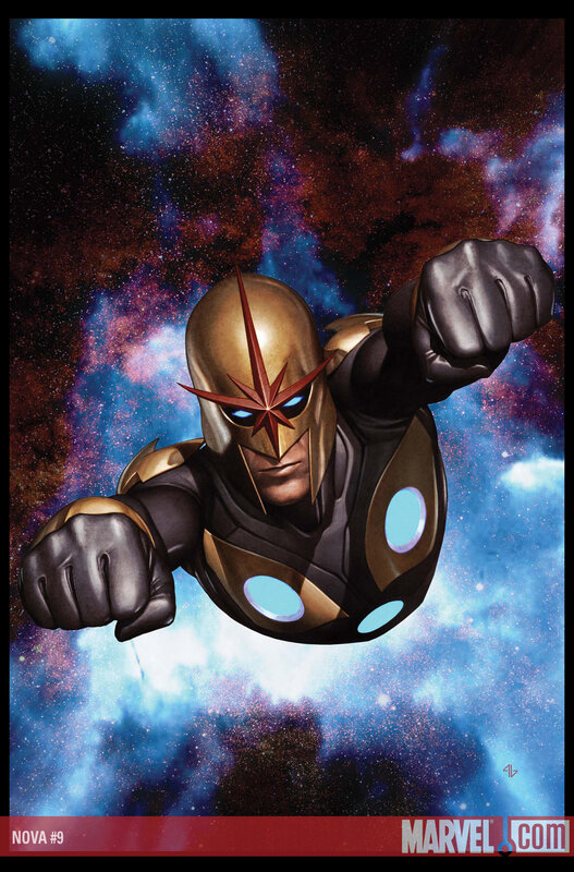 Nova in space