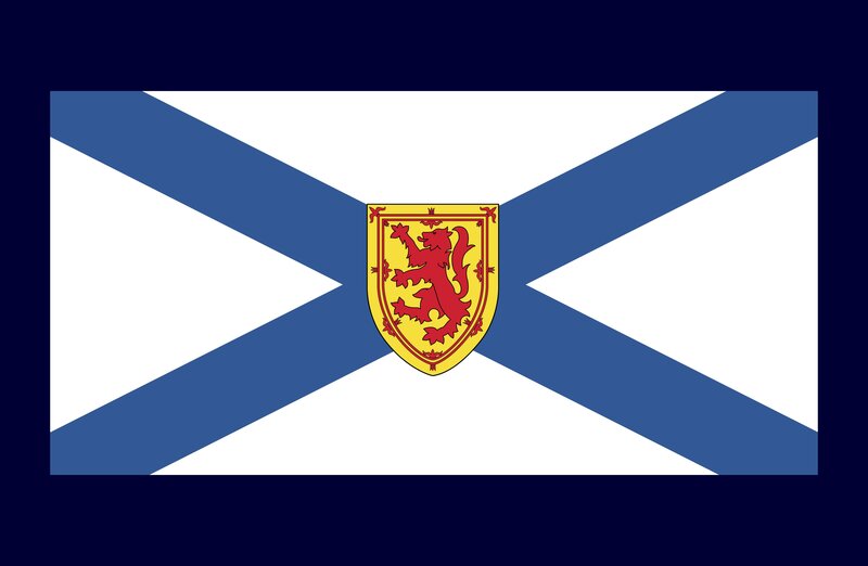 Nova Scotia Flag — Blue, Formal