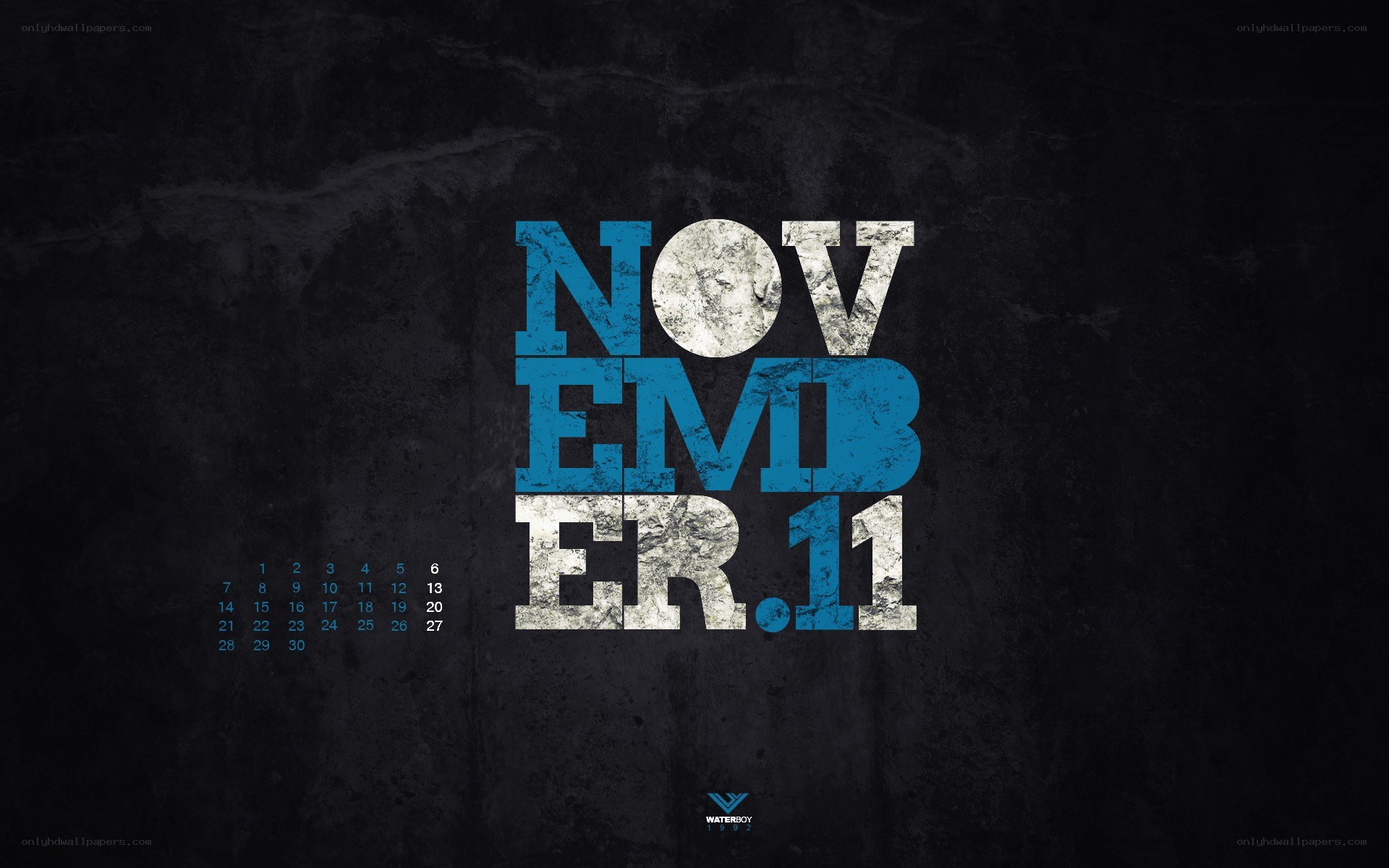 November 2011 calendar