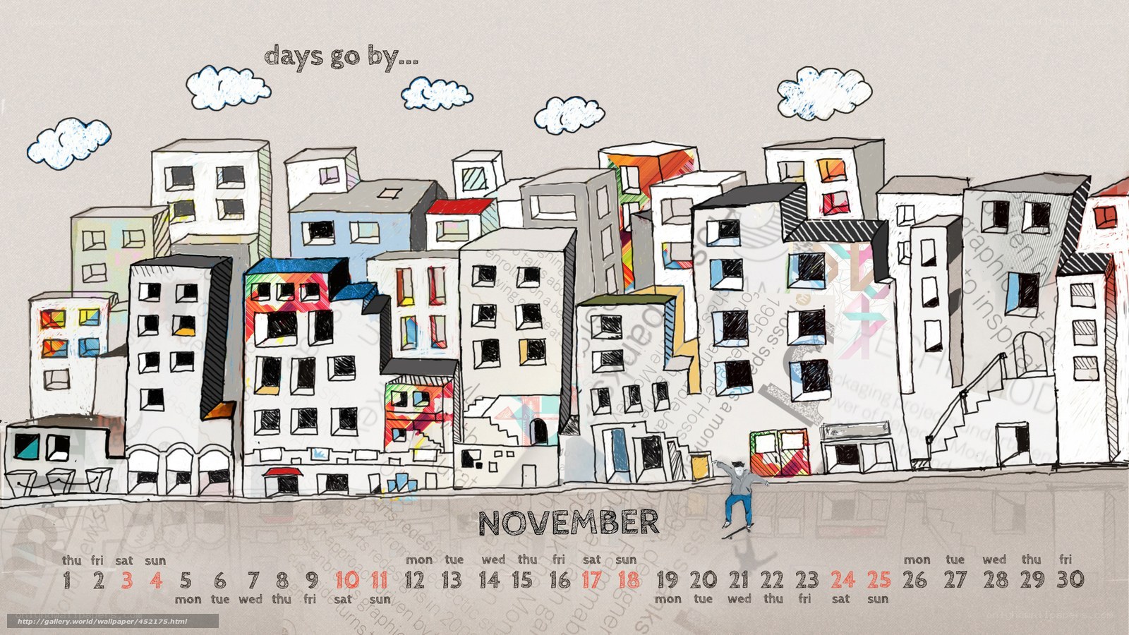 November city calendar