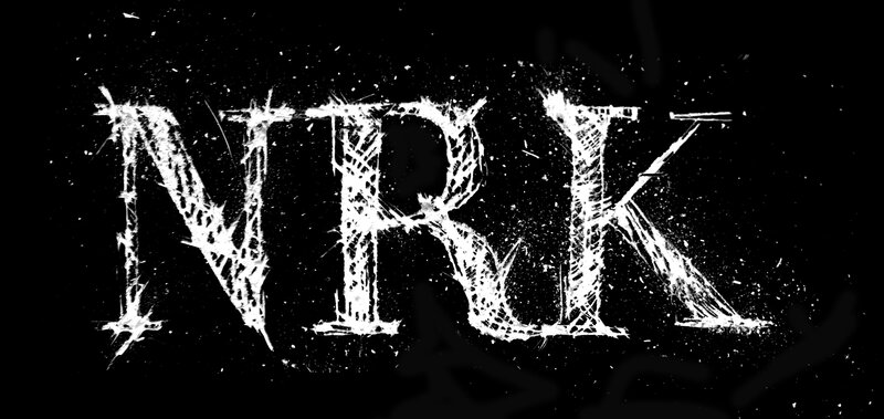 NRK logo with distressed effect
