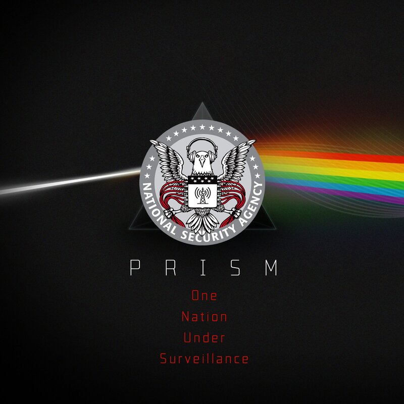 NSA Logo with Prism — Black