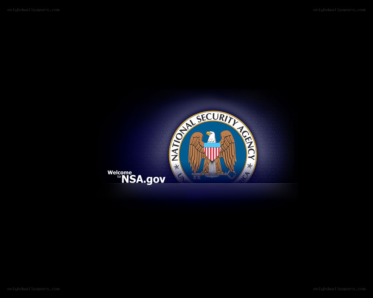 NSA official website welcome screen