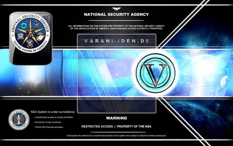 NSA System Login Screen