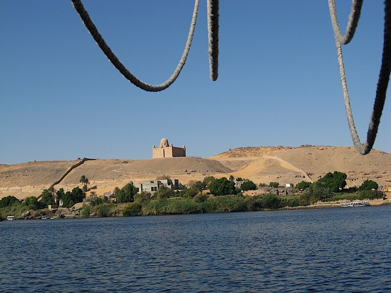 Nubian pyramids on the Nile