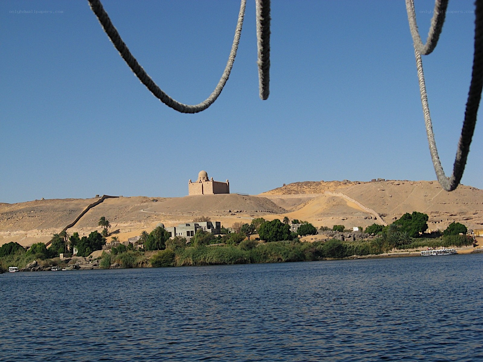 Nubian pyramids on the Nile