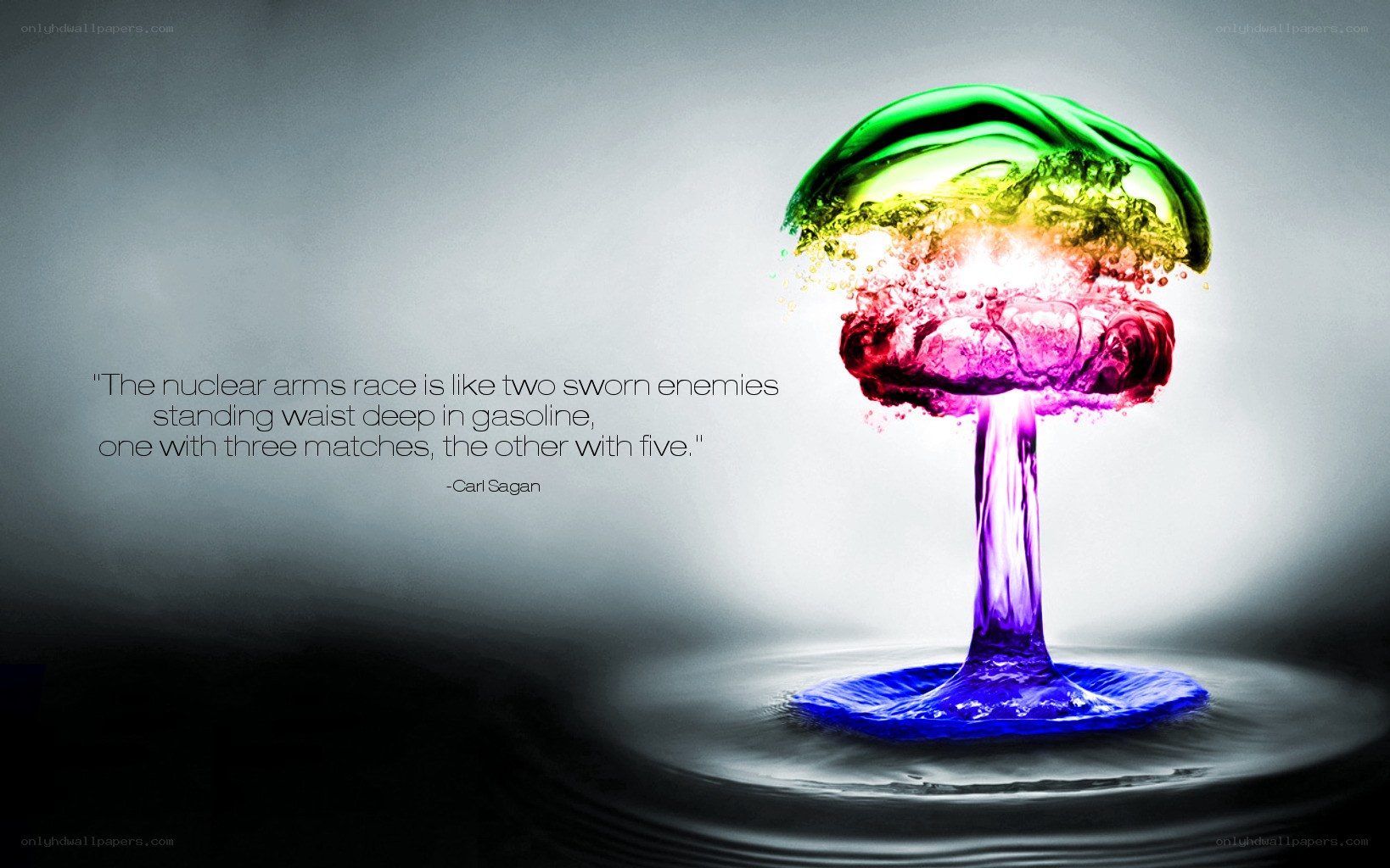 Nuclear arms race quote