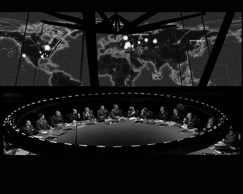 Nuclear command center meeting
