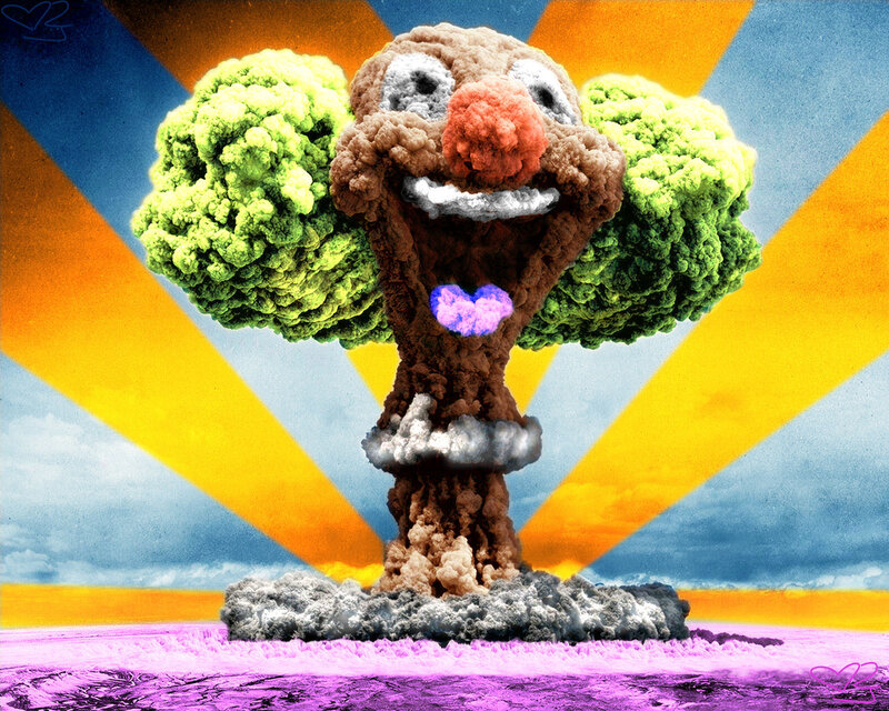 Nuclear Explosion Cloud — Yellow