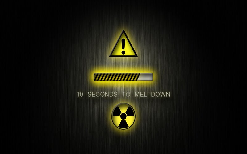 Nuclear meltdown countdown
