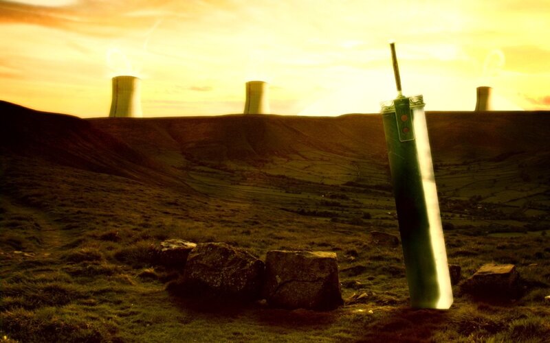 Nuclear power in a rural landscape